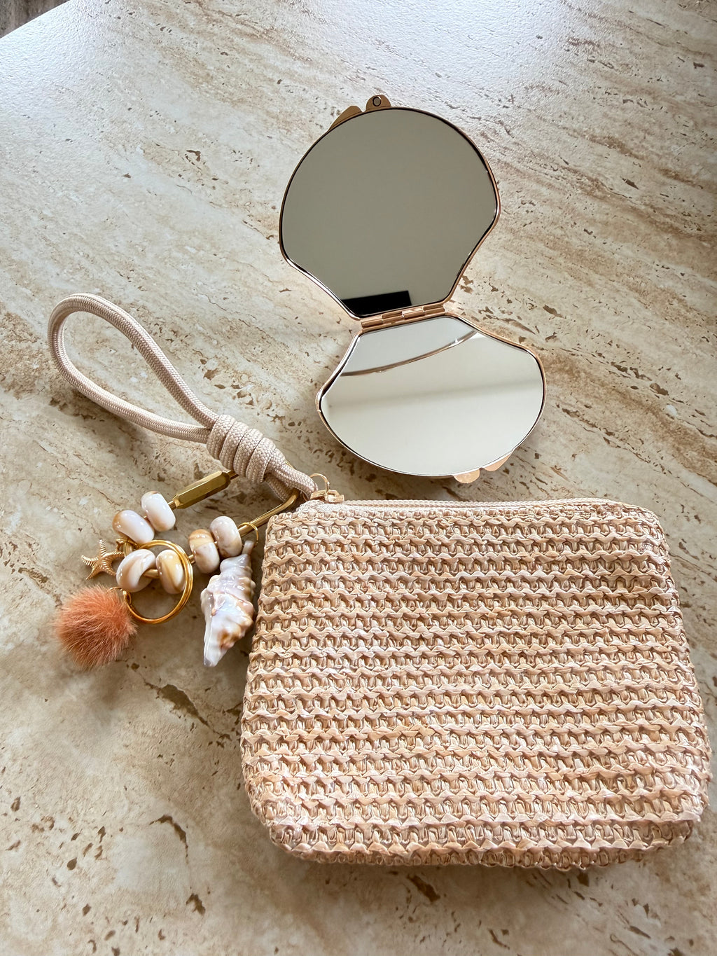 CreaRia Gift Set – Spiegeltje, Tasje & Keychain