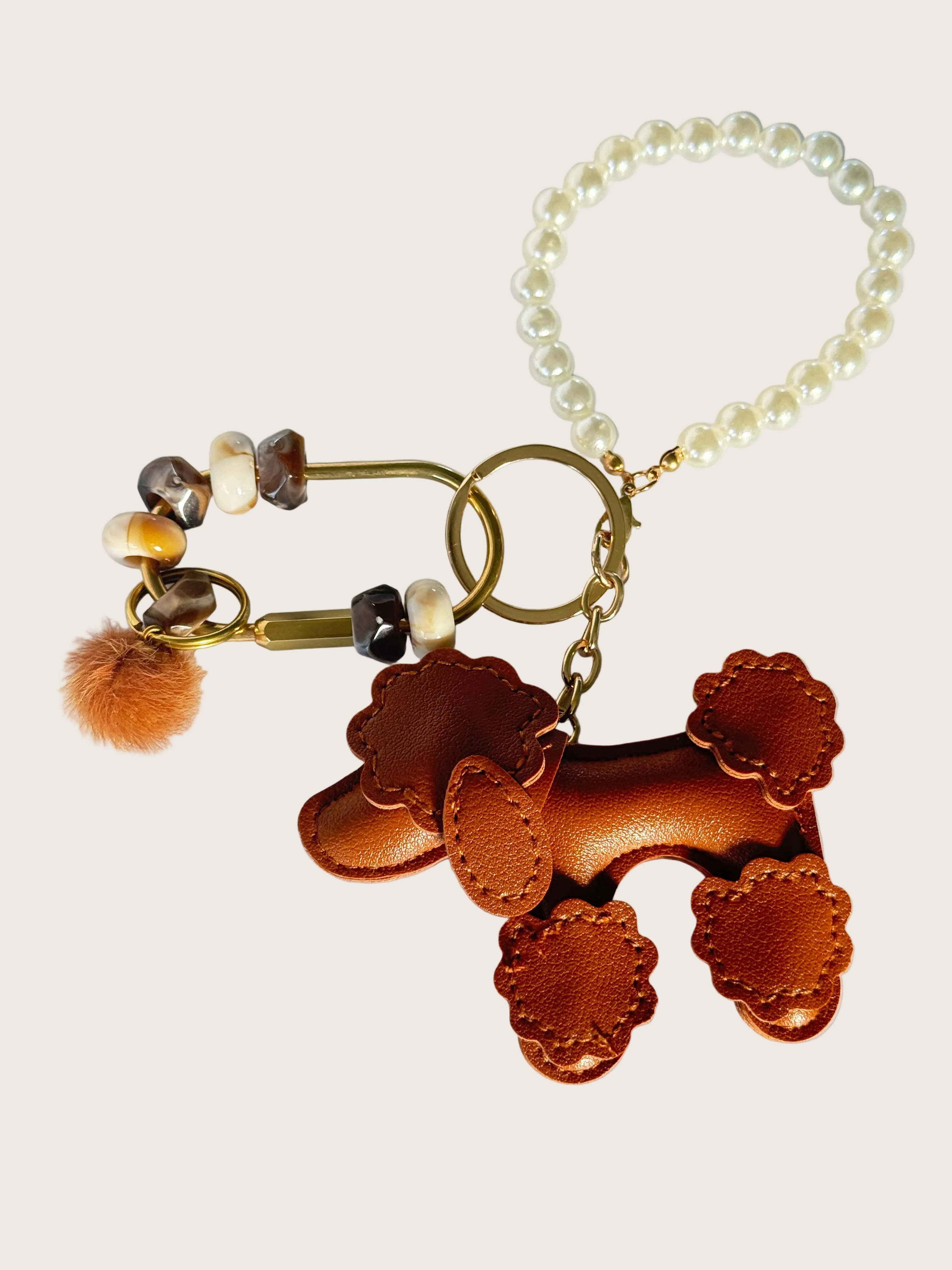 Keychain Doodle Brown
