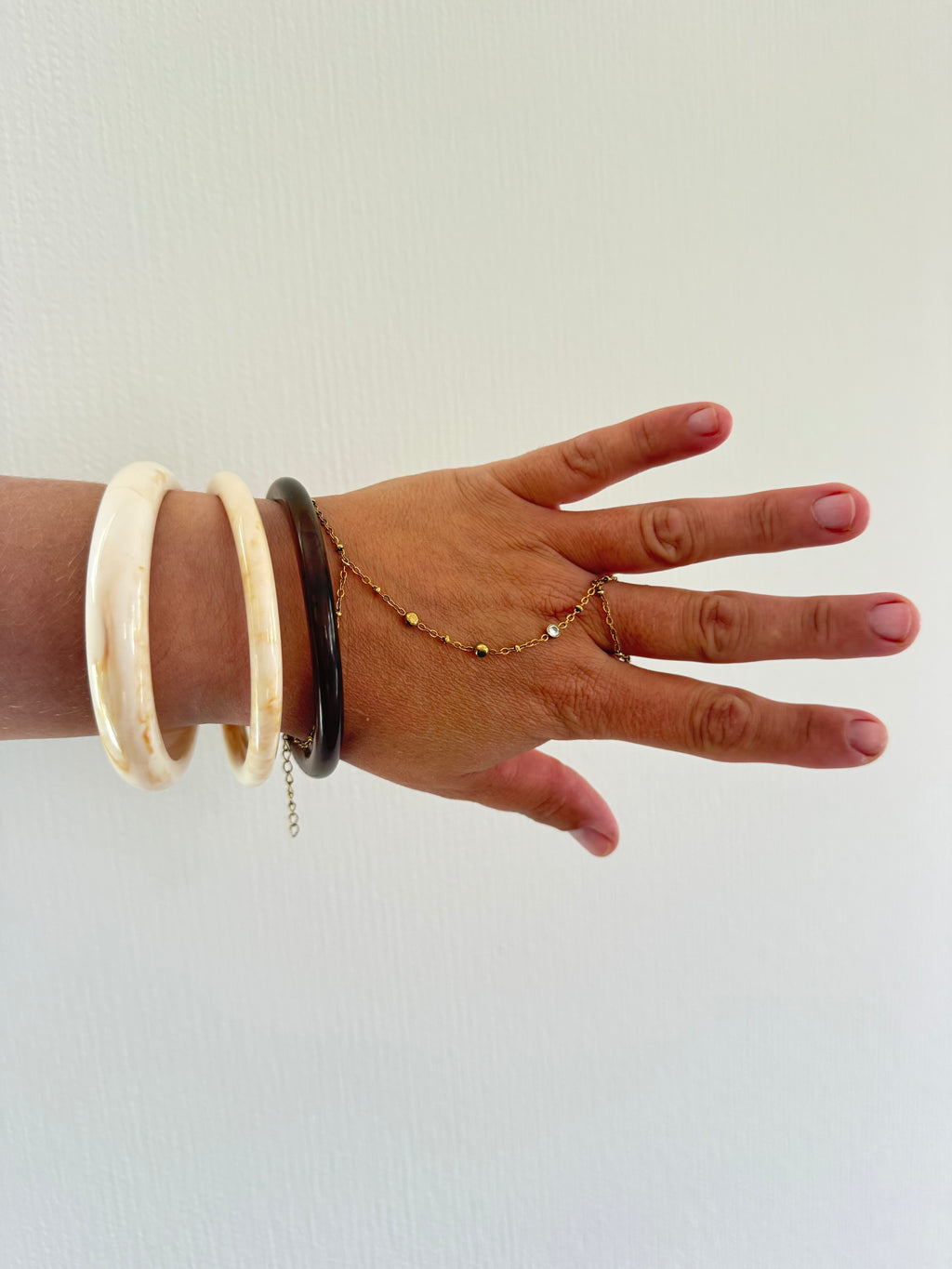 Bloom & Shine Bracelet Set beige