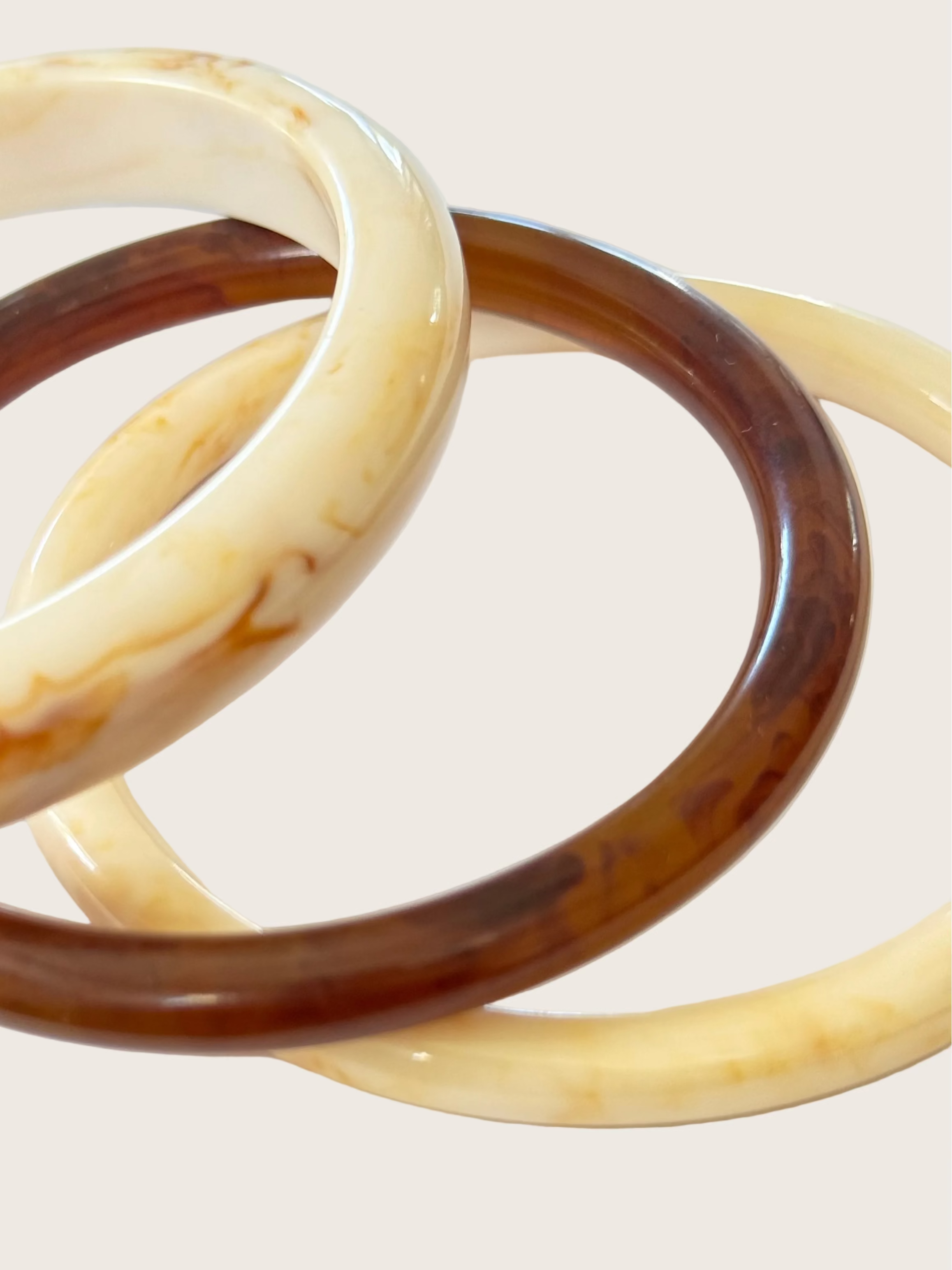 Bloom & Shine Bracelet Set beige